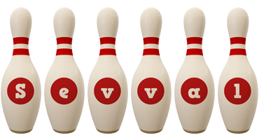 Sevval bowling-pin logo