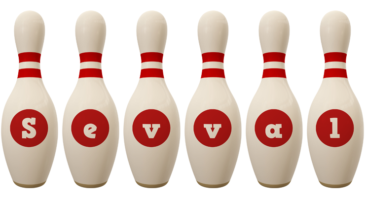 Sevval bowling-pin logo