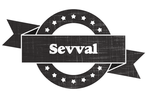 Sevval grunge logo
