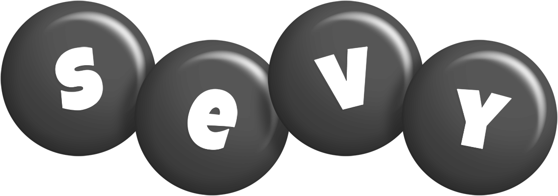 Sevy candy-black logo