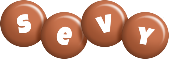 Sevy candy-brown logo