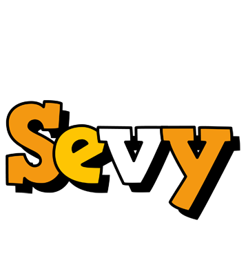Sevy cartoon logo
