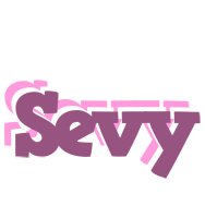 Sevy relaxing logo