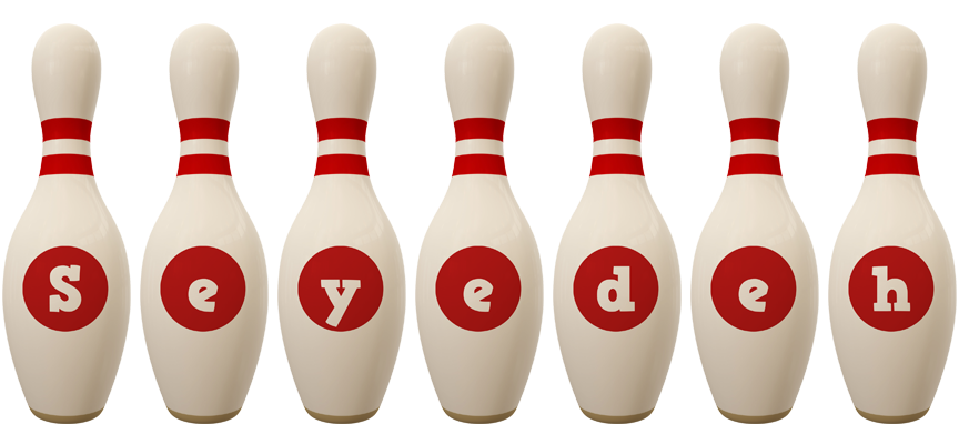 Seyedeh bowling-pin logo