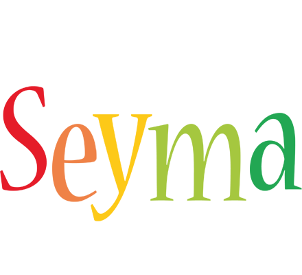 Seyma birthday logo