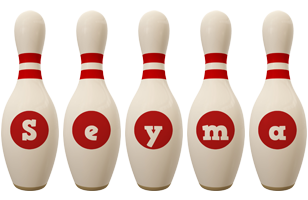 Seyma bowling-pin logo