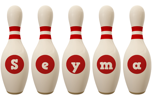 Seyma bowling-pin logo