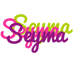 Seyma flowers logo