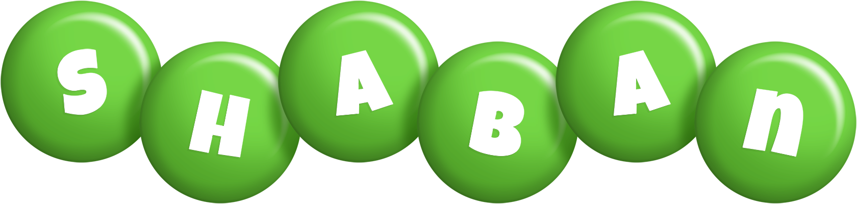 Shaban candy-green logo