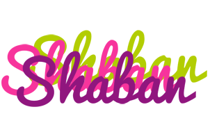 Shaban flowers logo