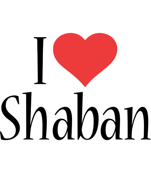 Shaban i-love logo