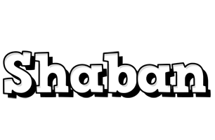 Shaban snowing logo