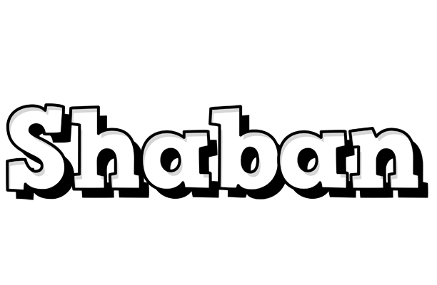 Shaban snowing logo