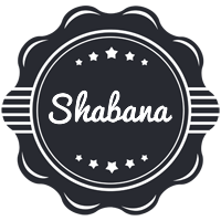 Shabana badge logo