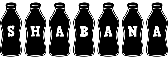 Shabana bottle logo