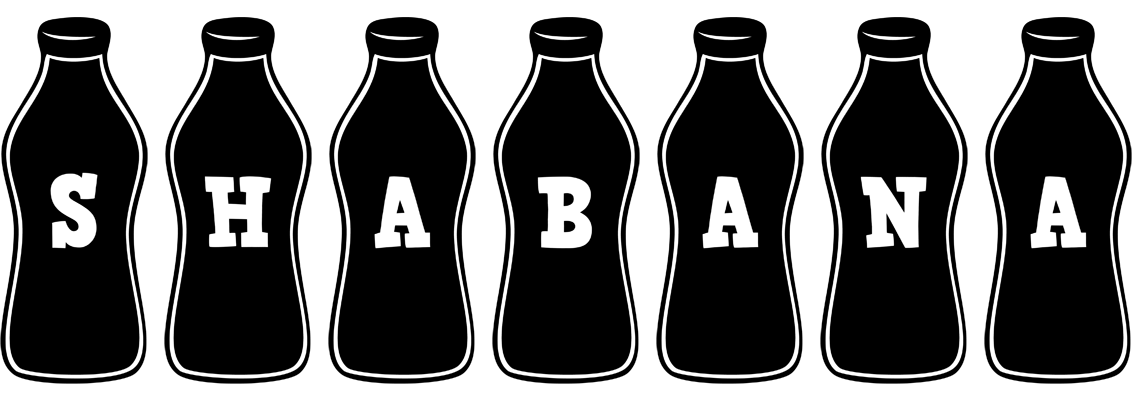Shabana bottle logo