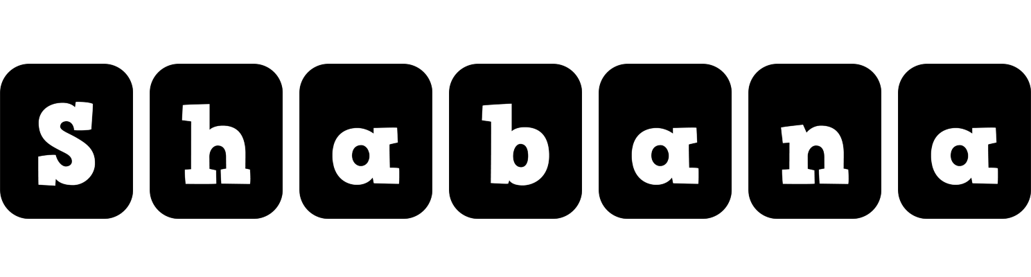 Shabana box logo