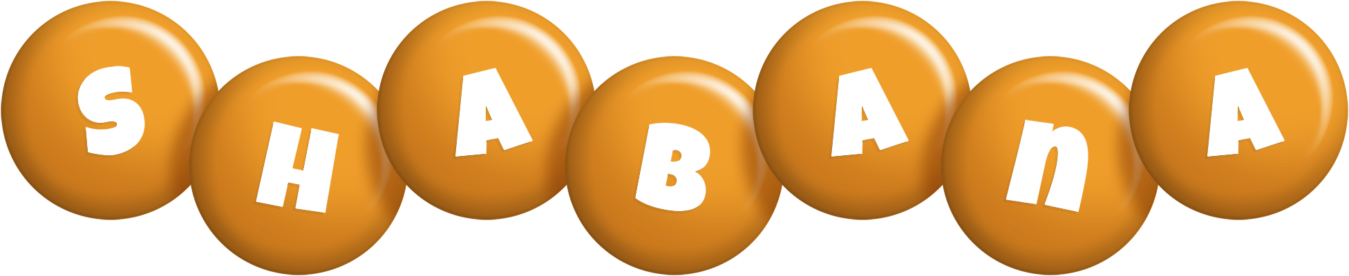 Shabana candy-orange logo