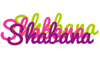 Shabana flowers logo