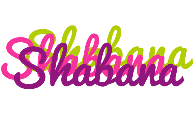 Shabana flowers logo