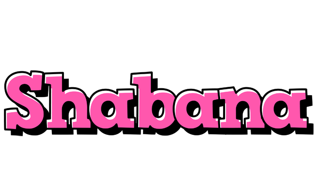 Shabana girlish logo