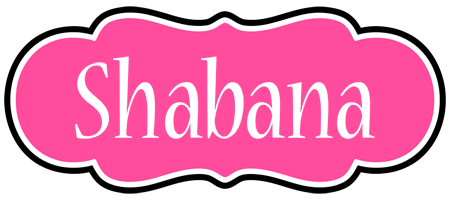 Shabana invitation logo