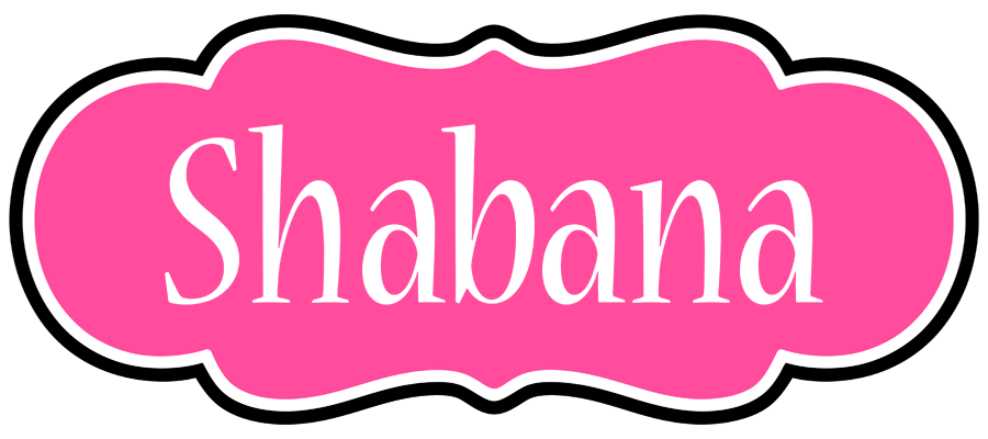 Shabana invitation logo