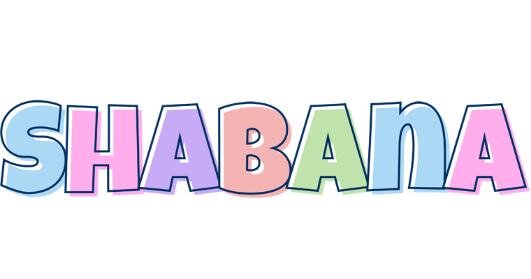 Shabana pastel logo