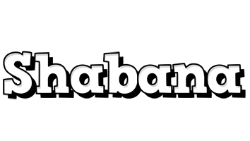 Shabana snowing logo