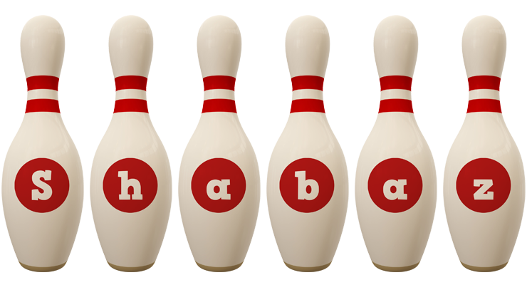 Shabaz bowling-pin logo