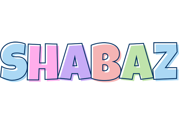 Shabaz pastel logo