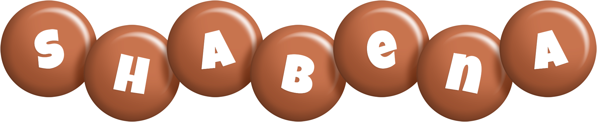 Shabena candy-brown logo