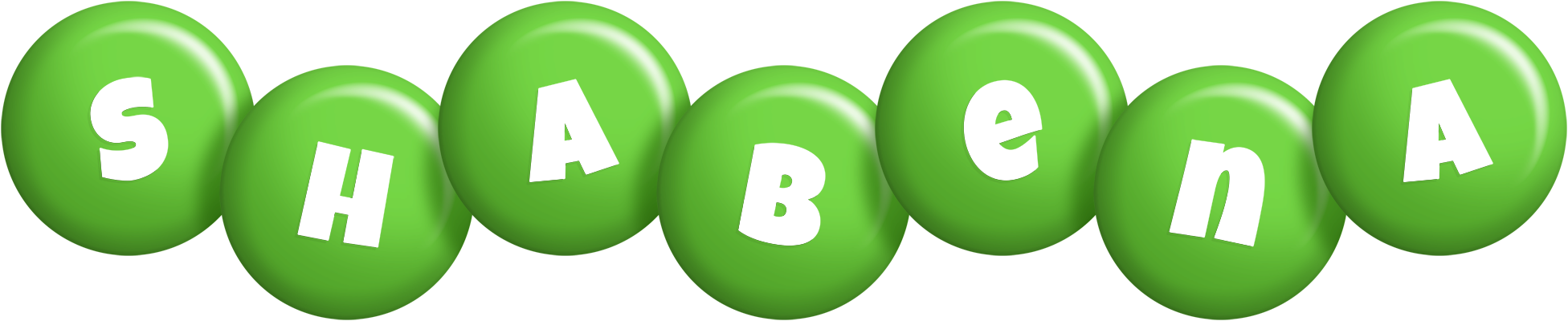 Shabena candy-green logo