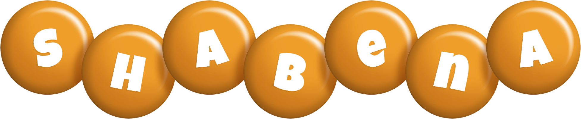 Shabena candy-orange logo