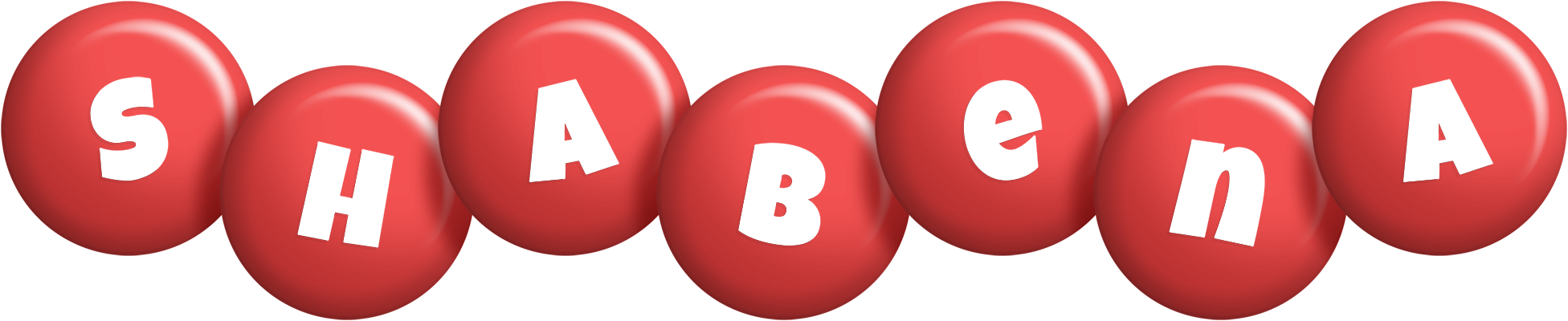 Shabena candy-red logo