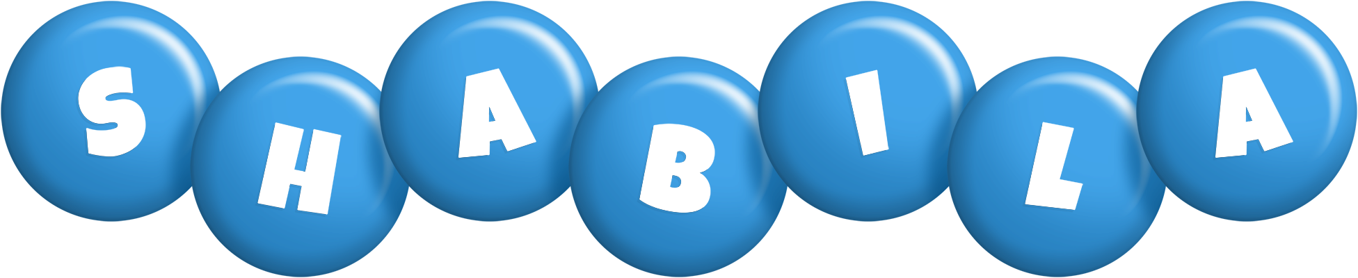 Shabila candy-blue logo