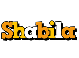 Shabila cartoon logo