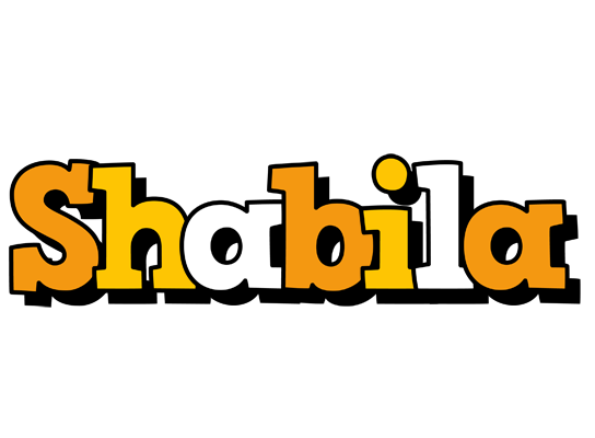 Shabila cartoon logo
