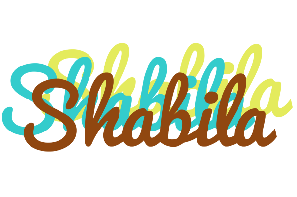 Shabila cupcake logo
