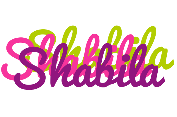 Shabila flowers logo