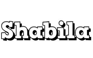 Shabila snowing logo