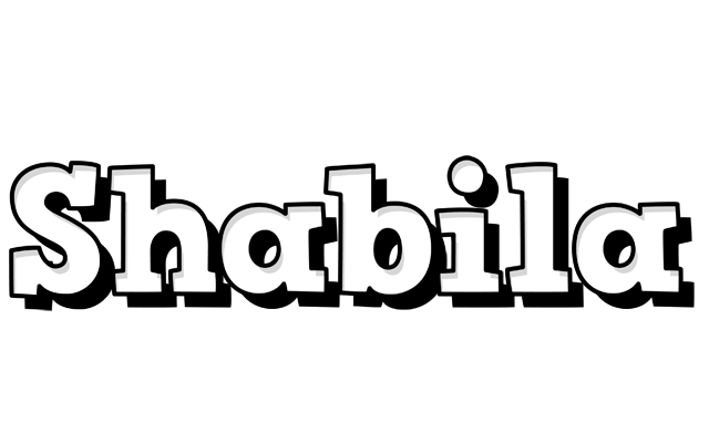 Shabila snowing logo