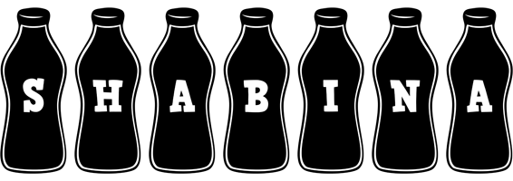 Shabina bottle logo