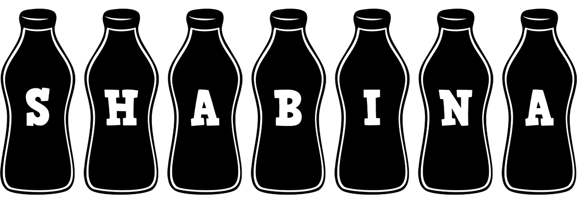 Shabina bottle logo
