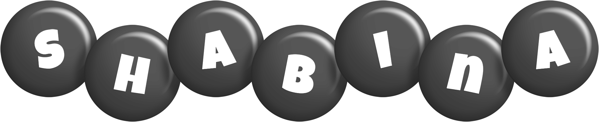 Shabina candy-black logo