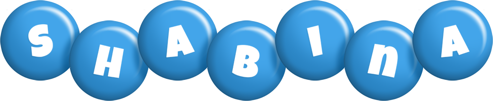 Shabina candy-blue logo