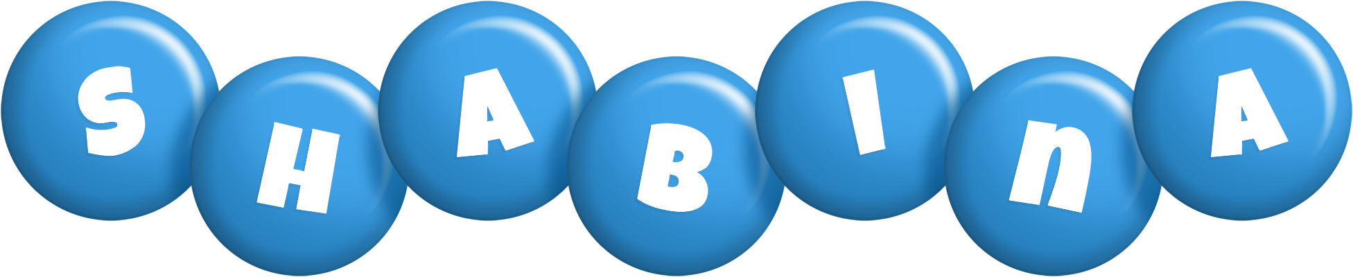 Shabina candy-blue logo