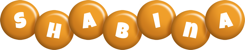 Shabina candy-orange logo