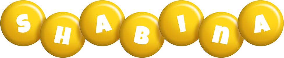 Shabina candy-yellow logo