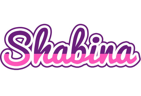 Shabina cheerful logo